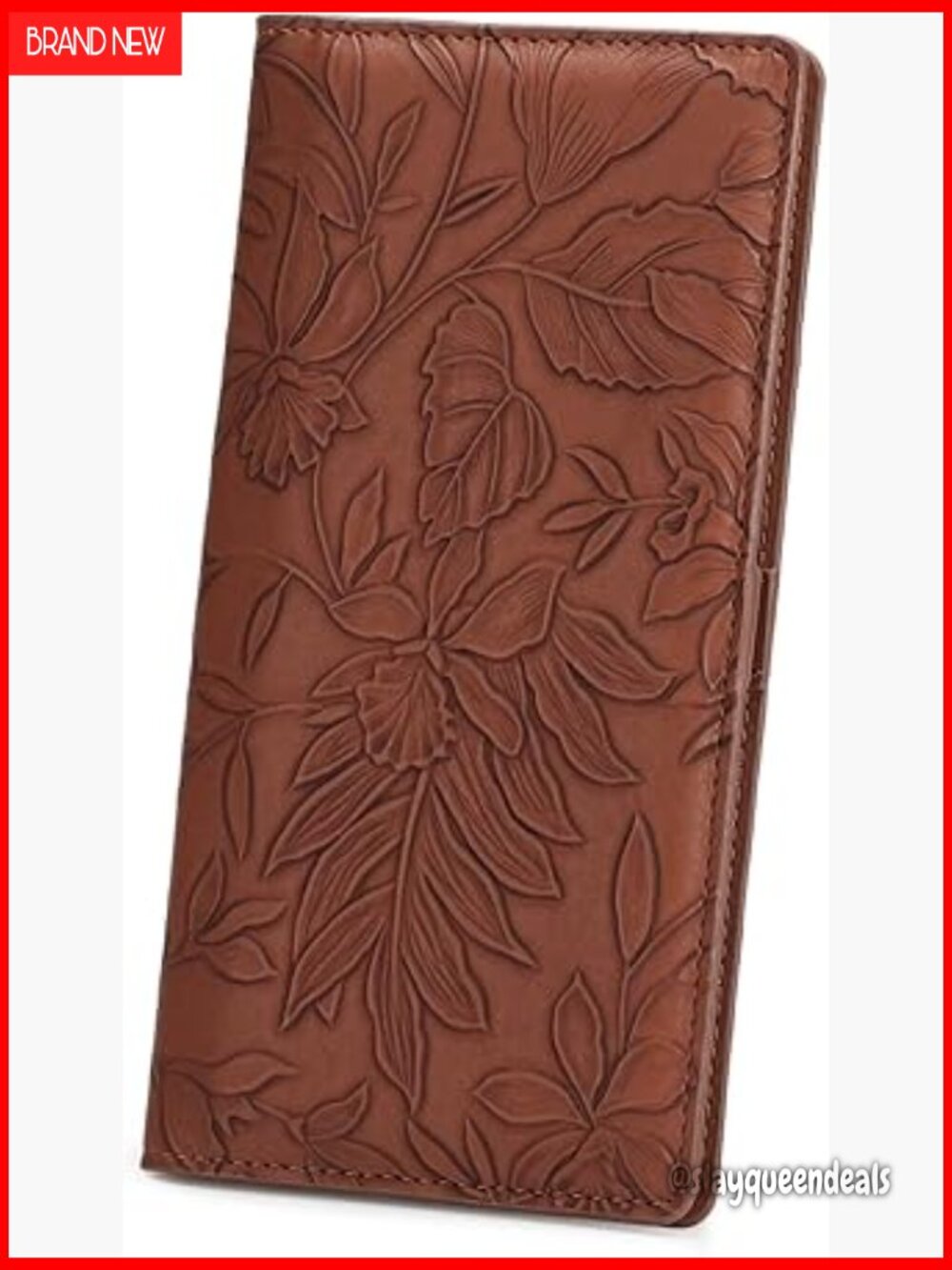 Ultra Slim RFID Blocking Leather Wallet for Women with 11 Card Slots